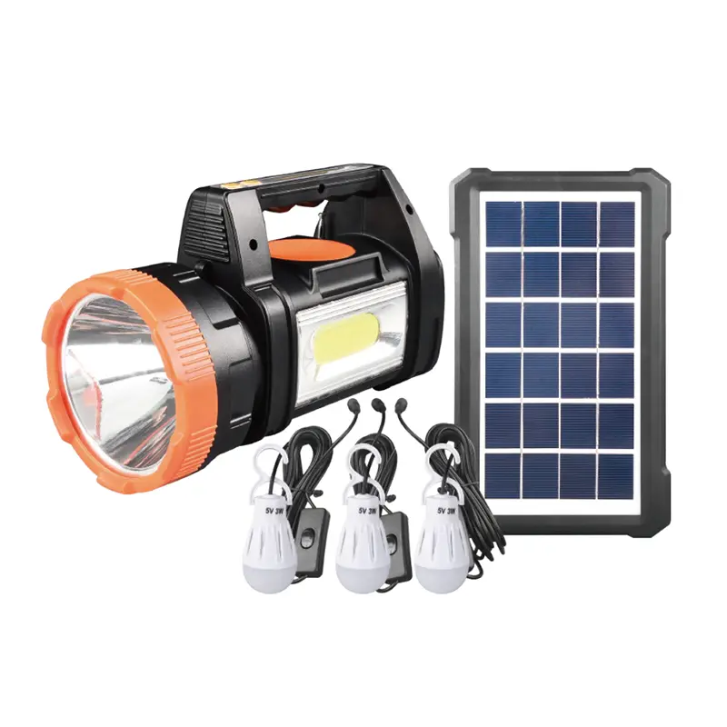 Bộ đèn năng lượng mặt trời có thể sạc lại 30W COB
