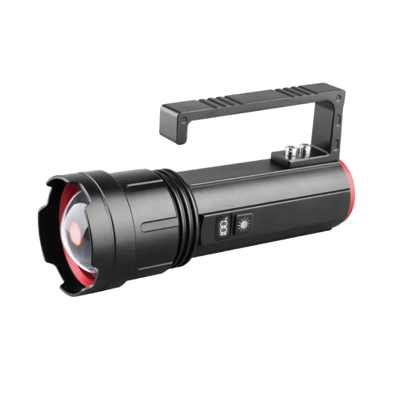Đèn pin cầm tay Laser trắng 50W có thể sạc lại